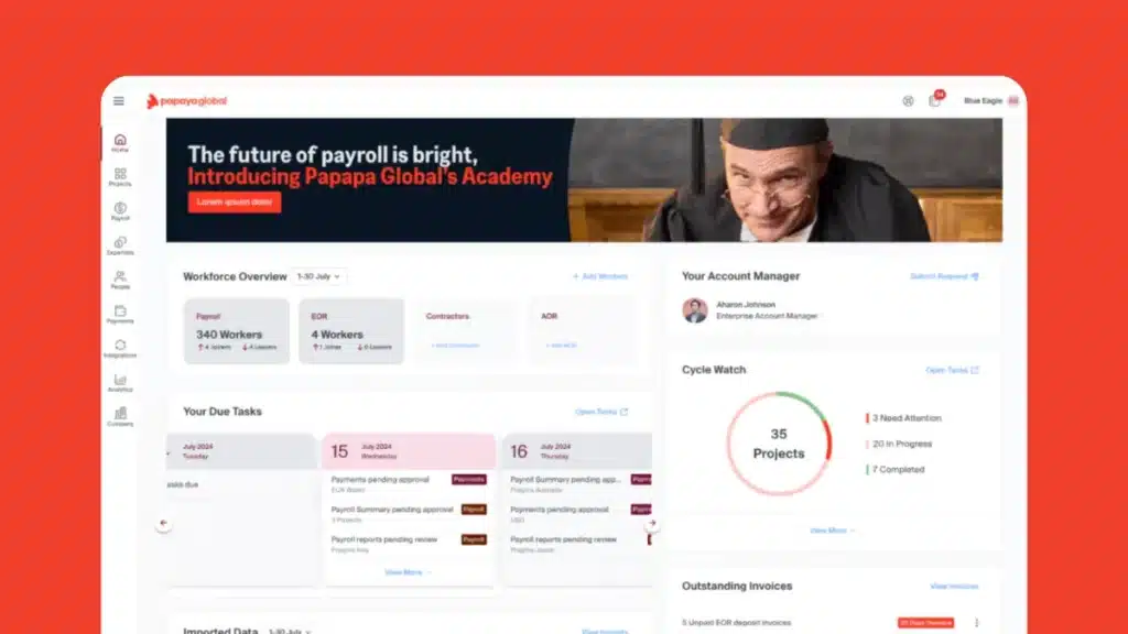 Papaya Global EOR platform