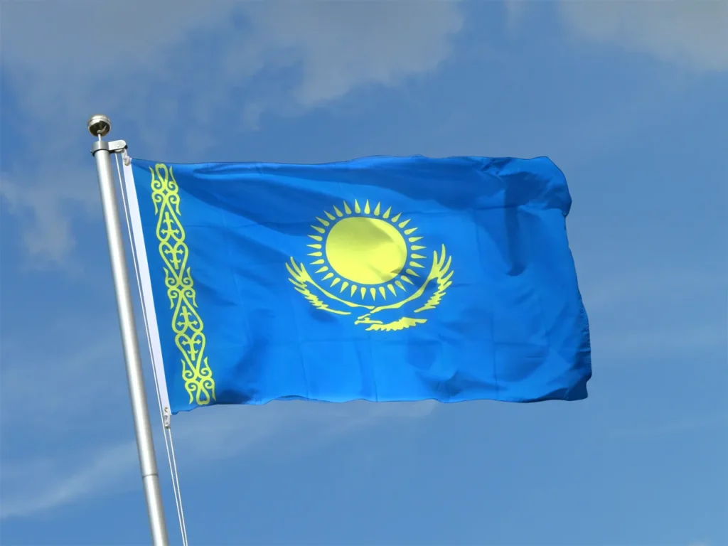 Kazakhstan Flag